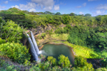 Wailua Falls in East Kauai