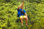 Ziplining on Kauai