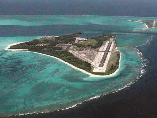 Sand Island in the Midway Atoll