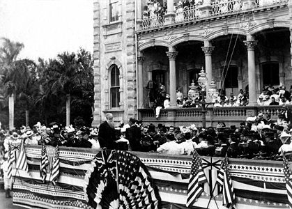 The 1898 Annexation Ceremony in Honolulu