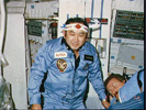 Onizuka on the Space Shuttle Discoverer